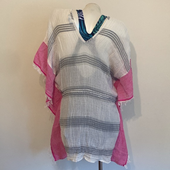 Blue Island Large Bathing Suit Coverup Adjustable Waist - Picture 2 of 6